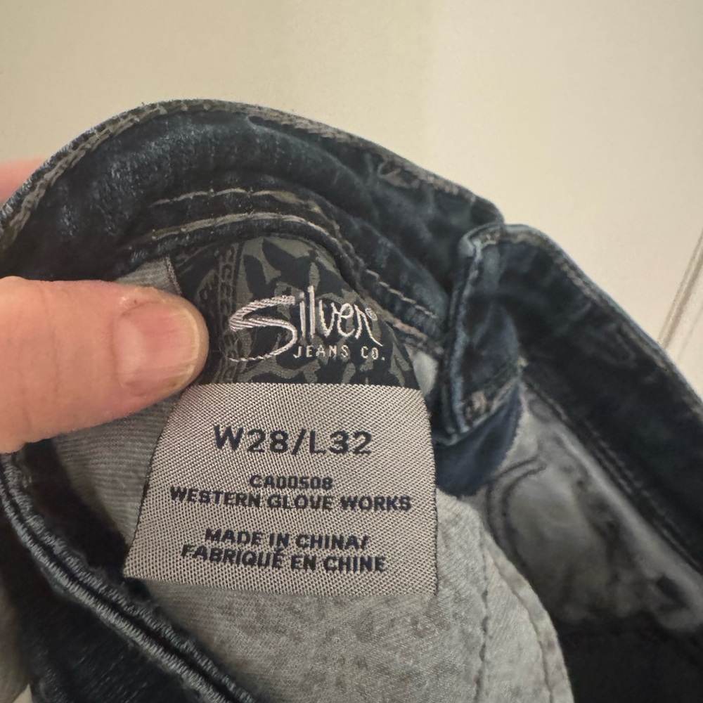 Silver Jeans Co. Suki Surplus Black Label Bootcut Jeans 28x32 - Picture 7 of 7